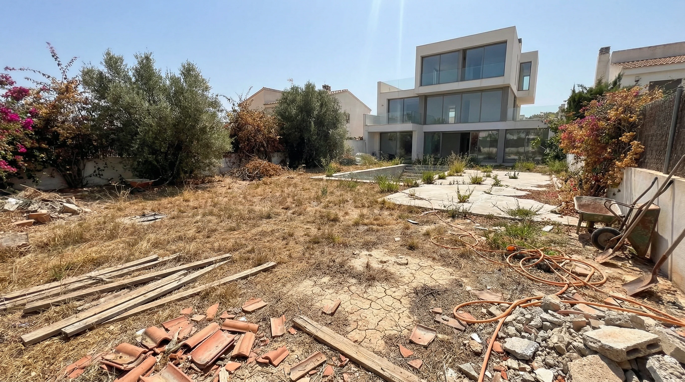Jardín antes — Javea